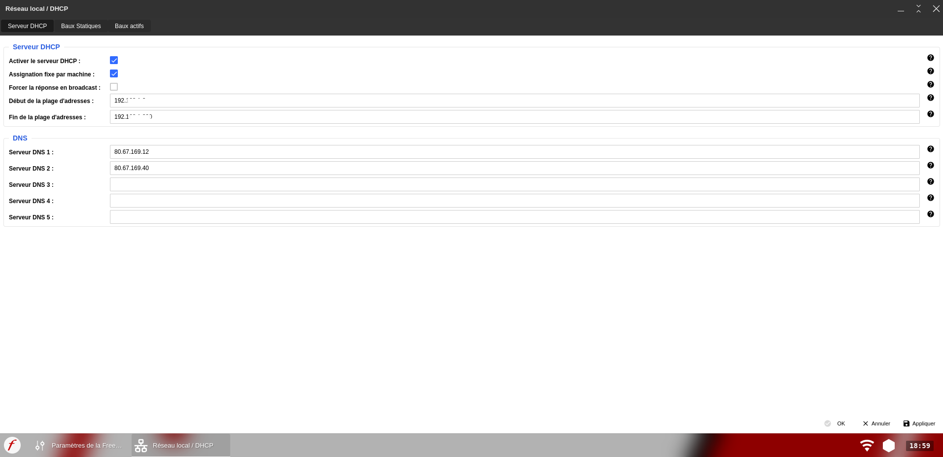 Changer les DNS sur votre box FAI