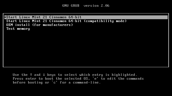 Installer Linux Mint