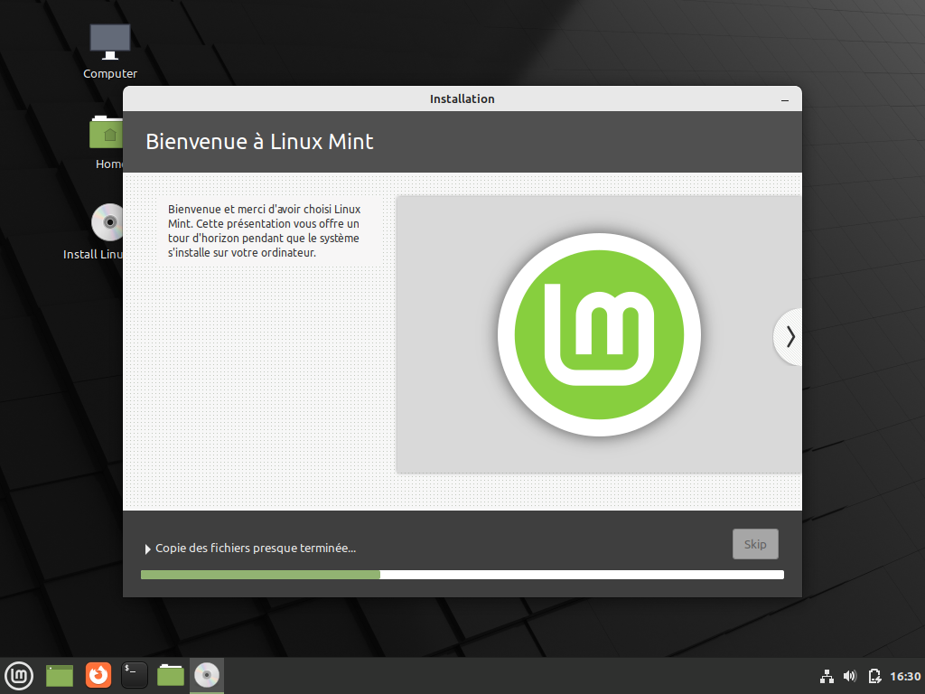 Installer Linux Mint