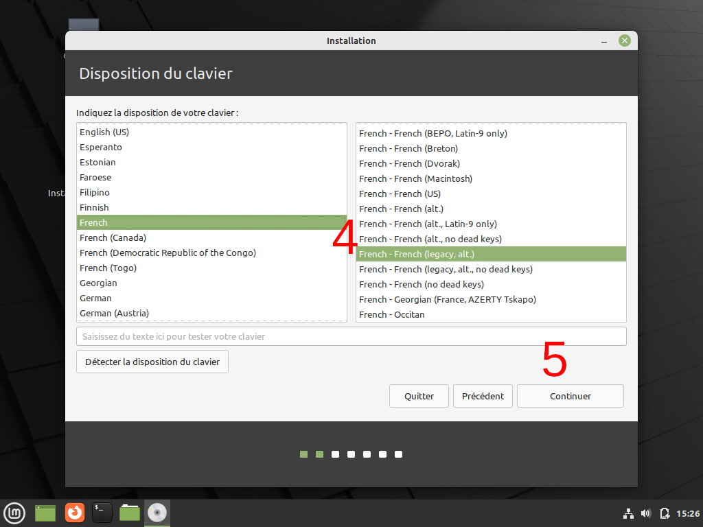 Installer Linux Mint