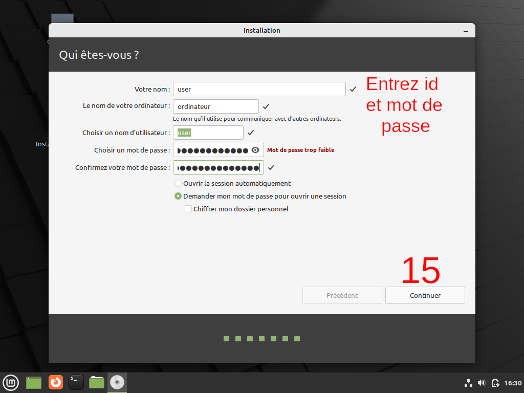 Installer Linux Mint
